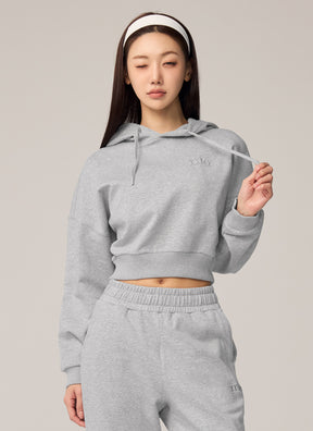 XXMX溫暖拉絨連帽短版大學TEE｜共5色｜XTFHD02H4