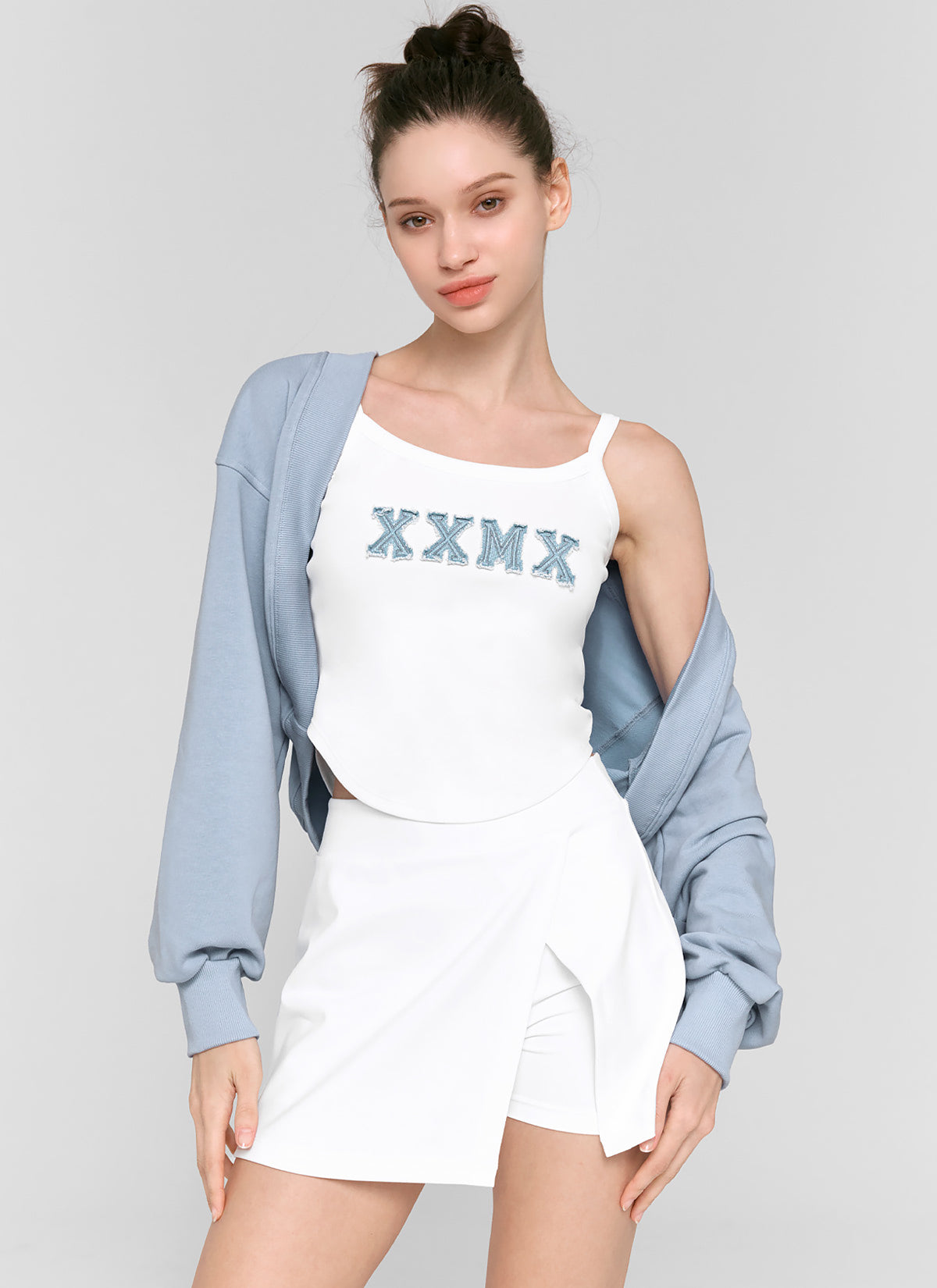 XELLA™ 輕盈前開衩設計 2 in 1褲裙 ｜共4色｜XTFSH14J2
