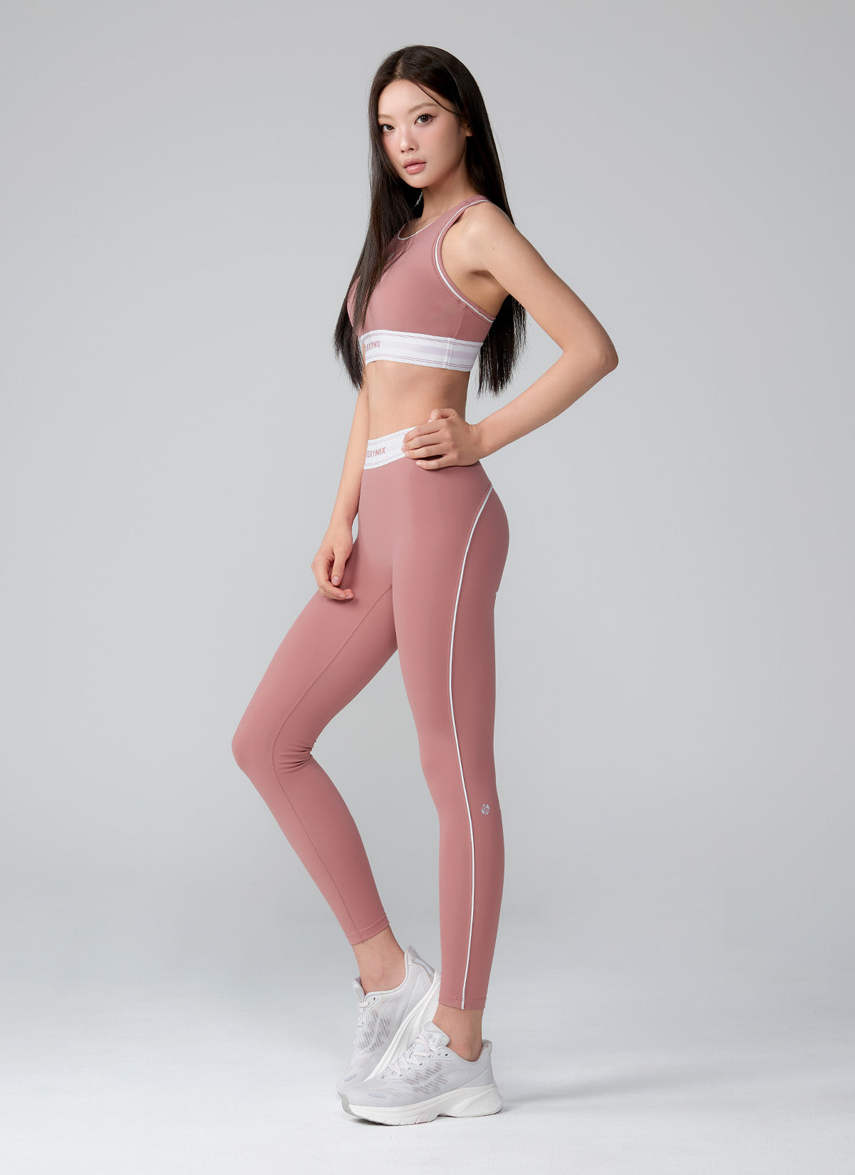 Active Fit 黑標360N柔彈美感文字腰帶緊身褲｜共5色｜XWFLG17J3