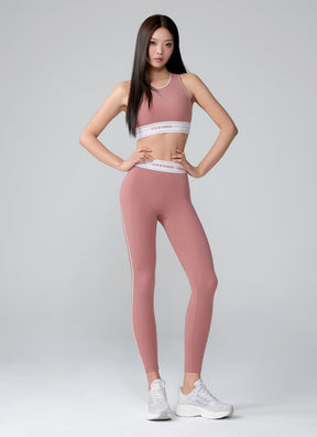 Active Fit 黑標360N柔彈美感文字腰帶緊身褲｜共5色｜XWFLG17J3