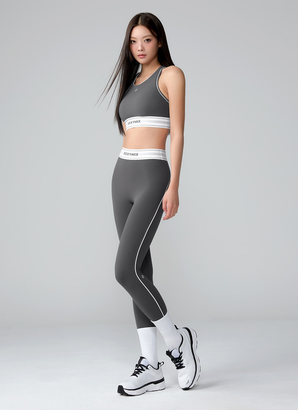 Active Fit 黑標360N柔彈美感文字腰帶緊身褲｜共5色｜XWFLG17J3
