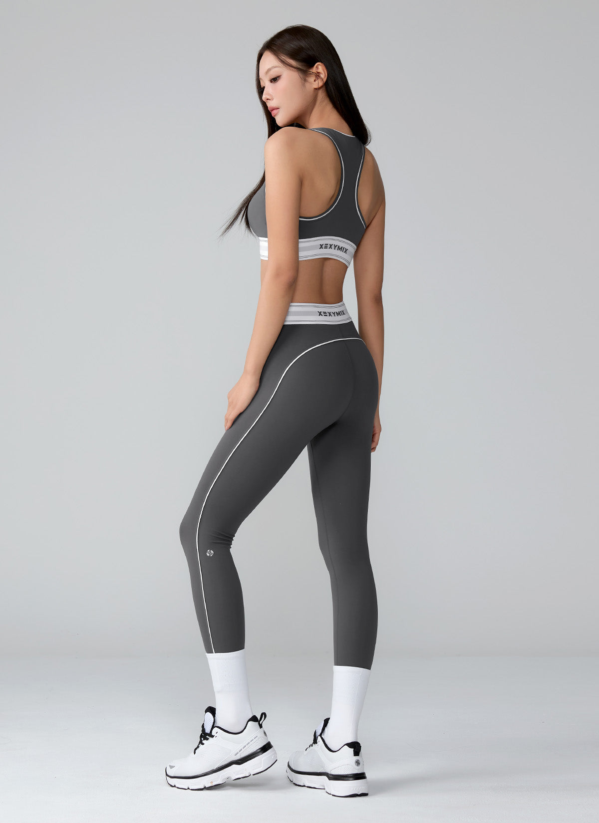 Active Fit 黑標360N柔彈美感文字腰帶緊身褲｜共5色｜XWFLG17J3