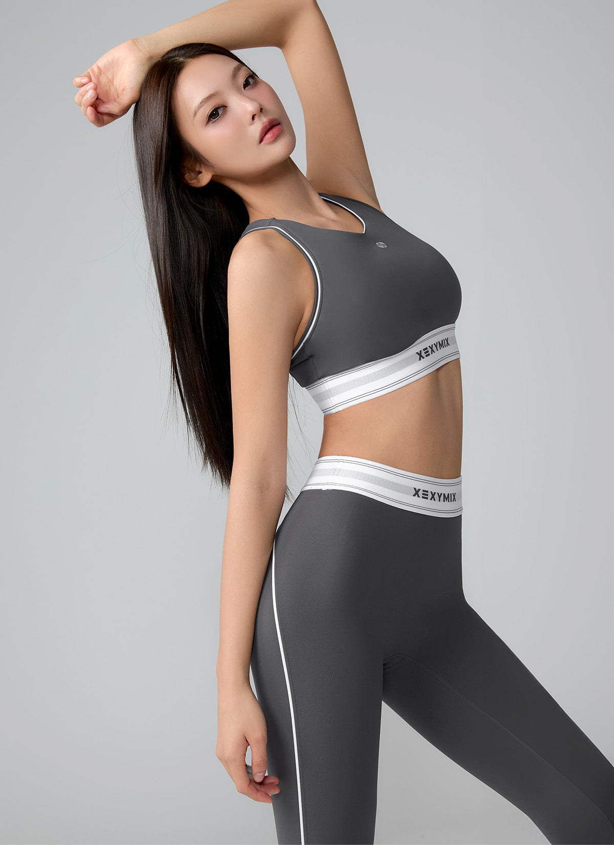 Active Fit 黑標360N柔彈美感文字腰帶緊身褲｜共5色｜XWFLG17J3