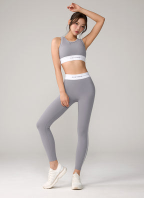 Active Fit 黑標360N柔彈美感文字腰帶緊身褲｜共5色｜XWFLG17J3