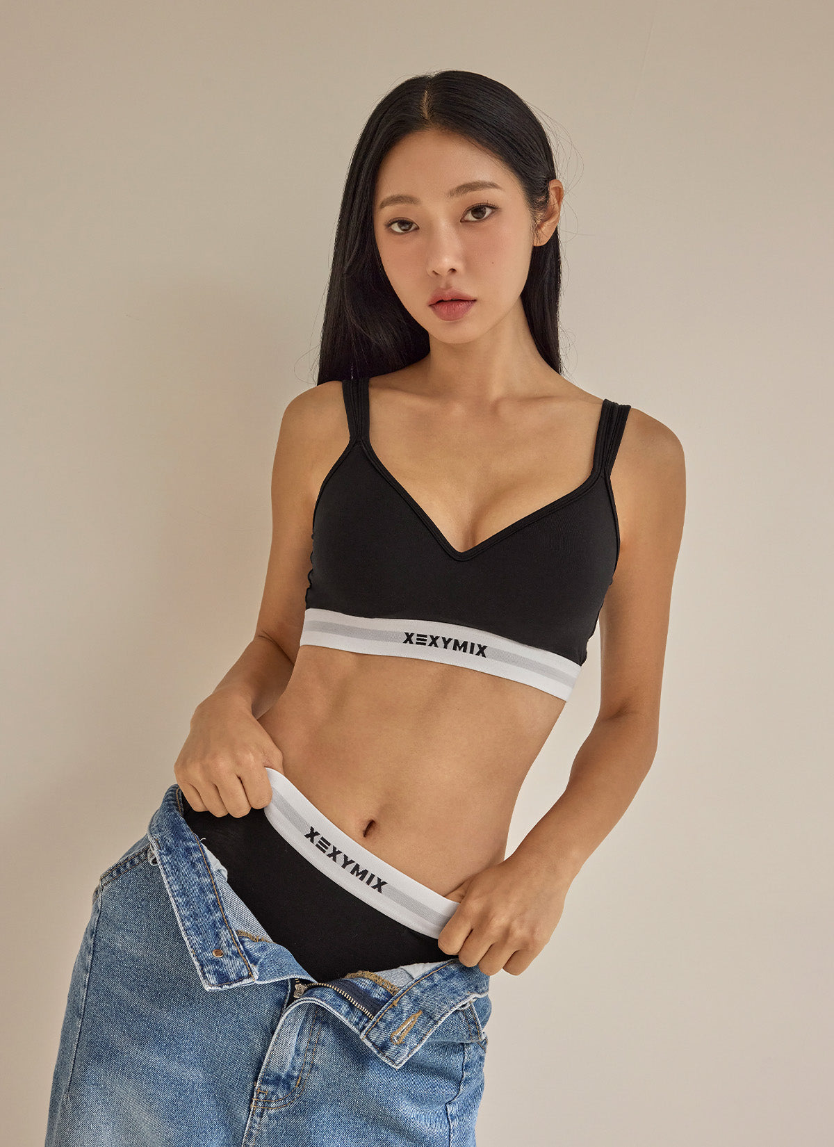 Tencel Cozy 心型領口運動內衣｜共4色｜XFL5UB2014