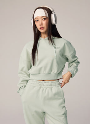 XXMX溫暖拉絨連帽短版大學TEE｜共5色｜XTFHD02H4