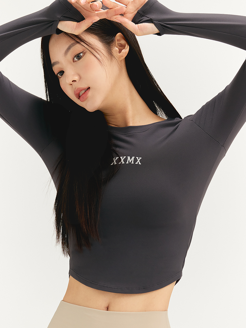 XXMX柔棉長袖短版上衣｜共8色｜XT4368G