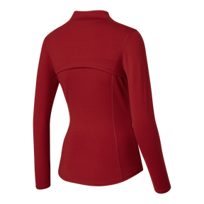 XELLA™彈性修身拉鍊外套｜秘密緋紅Secret Red｜XFL1JL1098