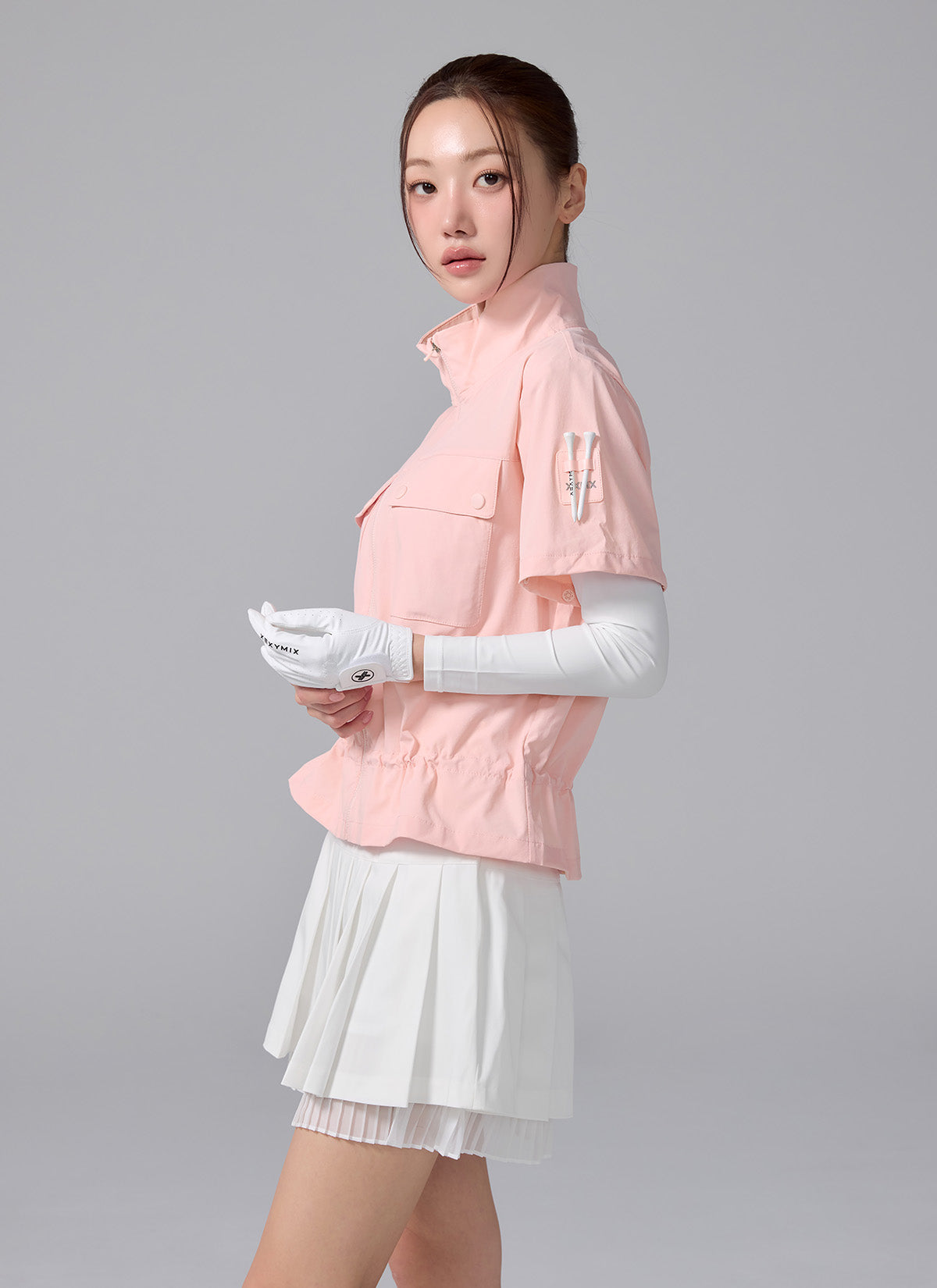 雪紡點綴2in1百褶裙2.0｜共4色｜XGFSK36J2