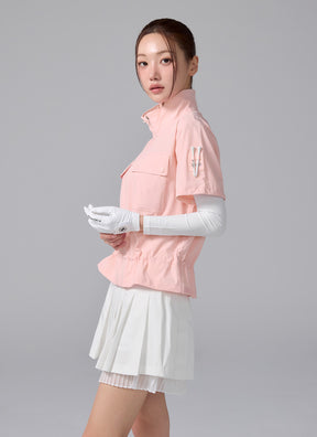 雪紡點綴2in1百褶裙2.0｜共4色｜XGFSK36J2