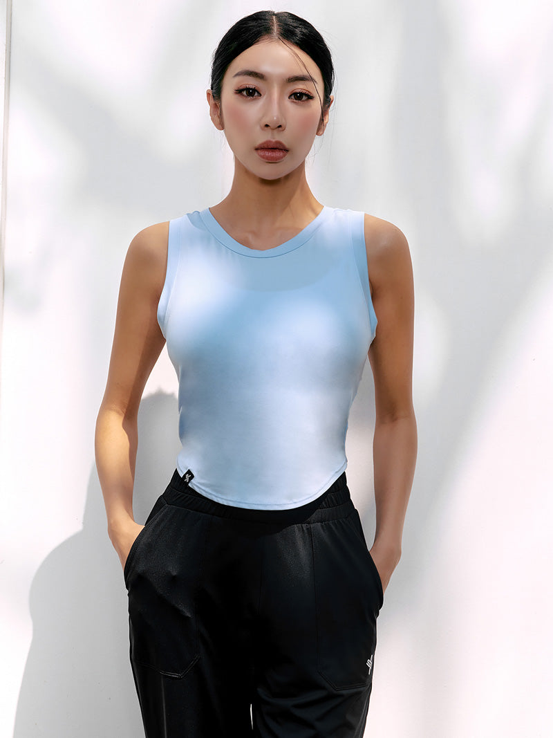 XELLA™ Light 圓領短版背心｜共15色｜XT4354G