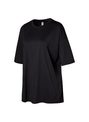 [SET]涼感輕羽毛OverFit短袖上衣&Comfort 雙線靴型喇叭褲