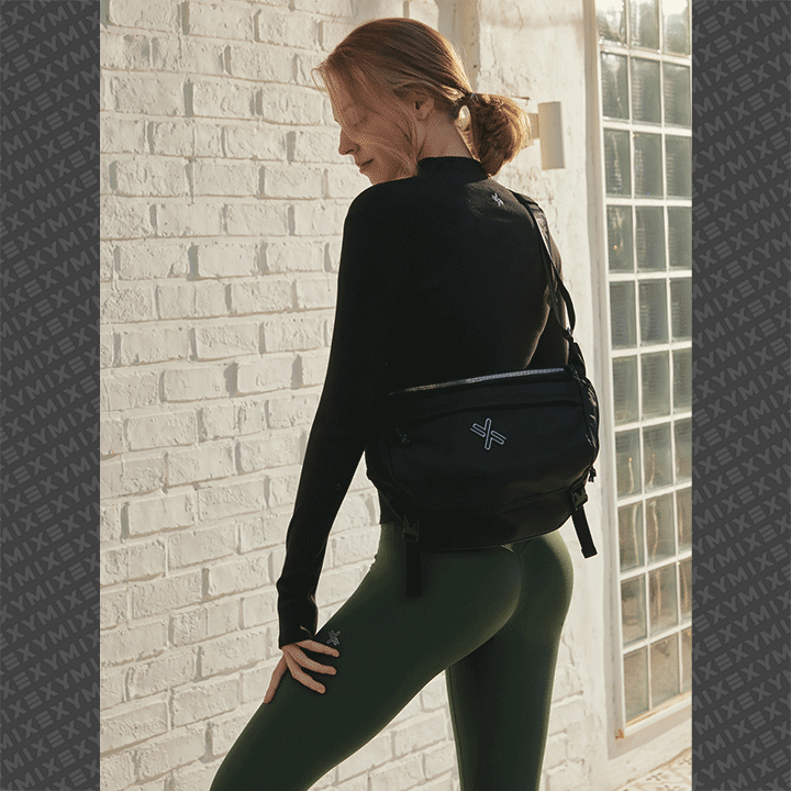 Biker Hip Sack Bag 霹靂包 바이커 힙색｜黑色 Black｜XEB205M