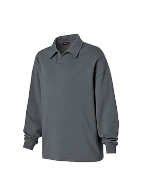 Men's開領運動衫長袖上衣｜共4色｜XMK4QL1101