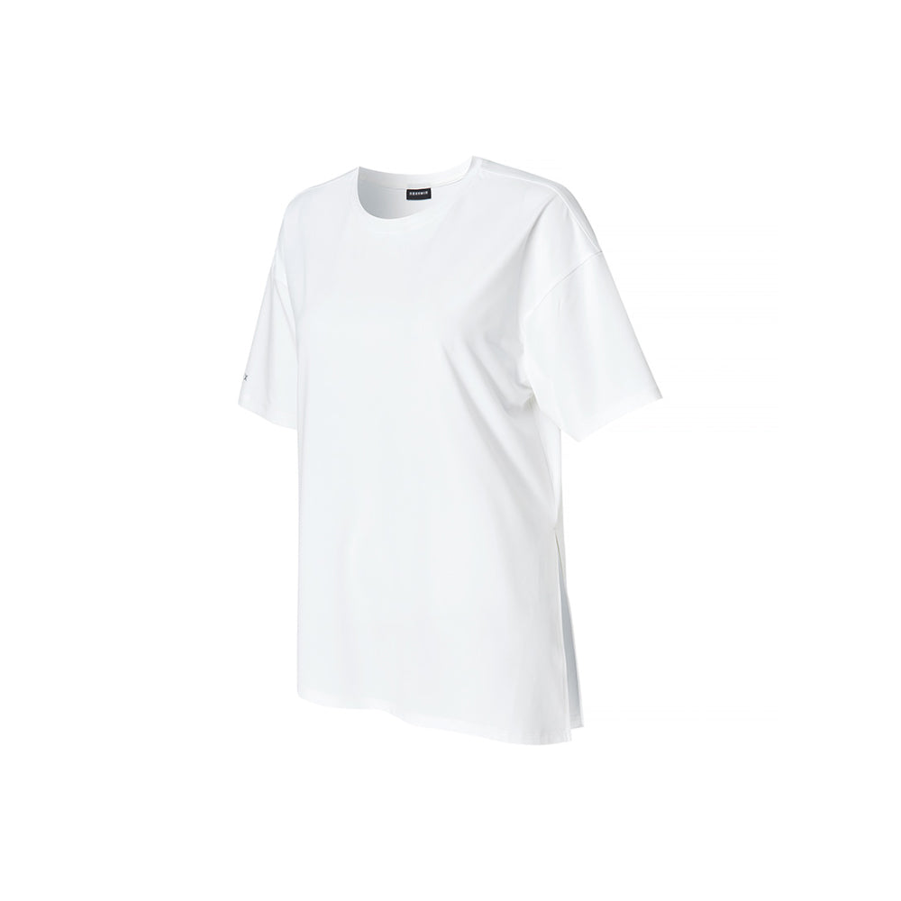 Ice Feather 2.0不對稱開衩寬鬆長版短袖上衣｜共6色｜XFK1TS1003