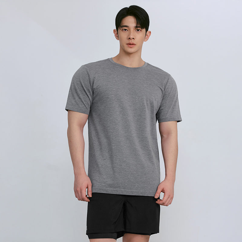 Men's 網眼無縫訓練短袖上衣｜共3色｜XMK2TS1004