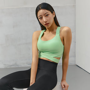 XELLA 完美包覆交叉背心上衣｜共6色｜XT4351G