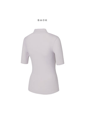 微立領完美Cotton-Like修身短袖上衣｜共10色｜XT4331F