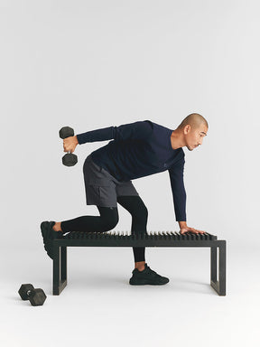 Muscle Fit Dual 健身長袖上衣｜共7色｜XT2218G