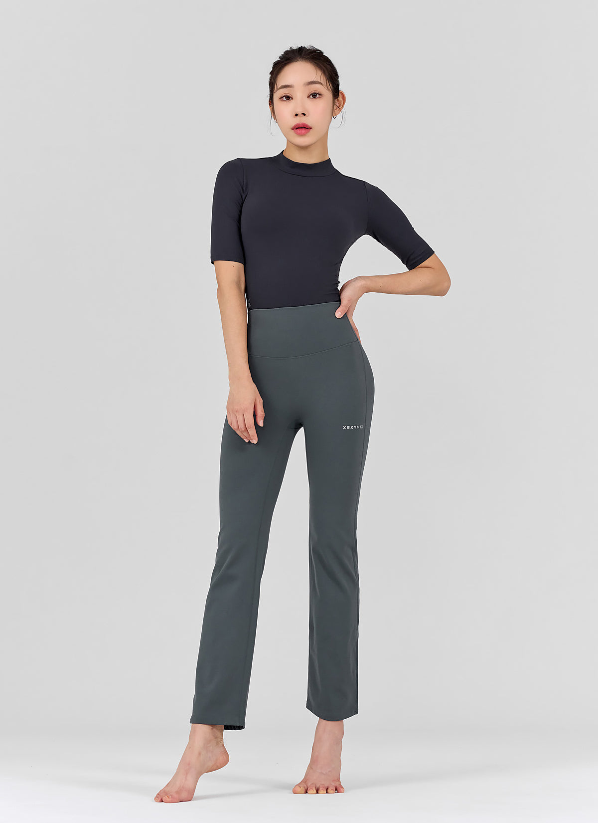 黑標360N 全方位柔彈美感靴型喇叭保暖褲｜共11色｜XP9217G