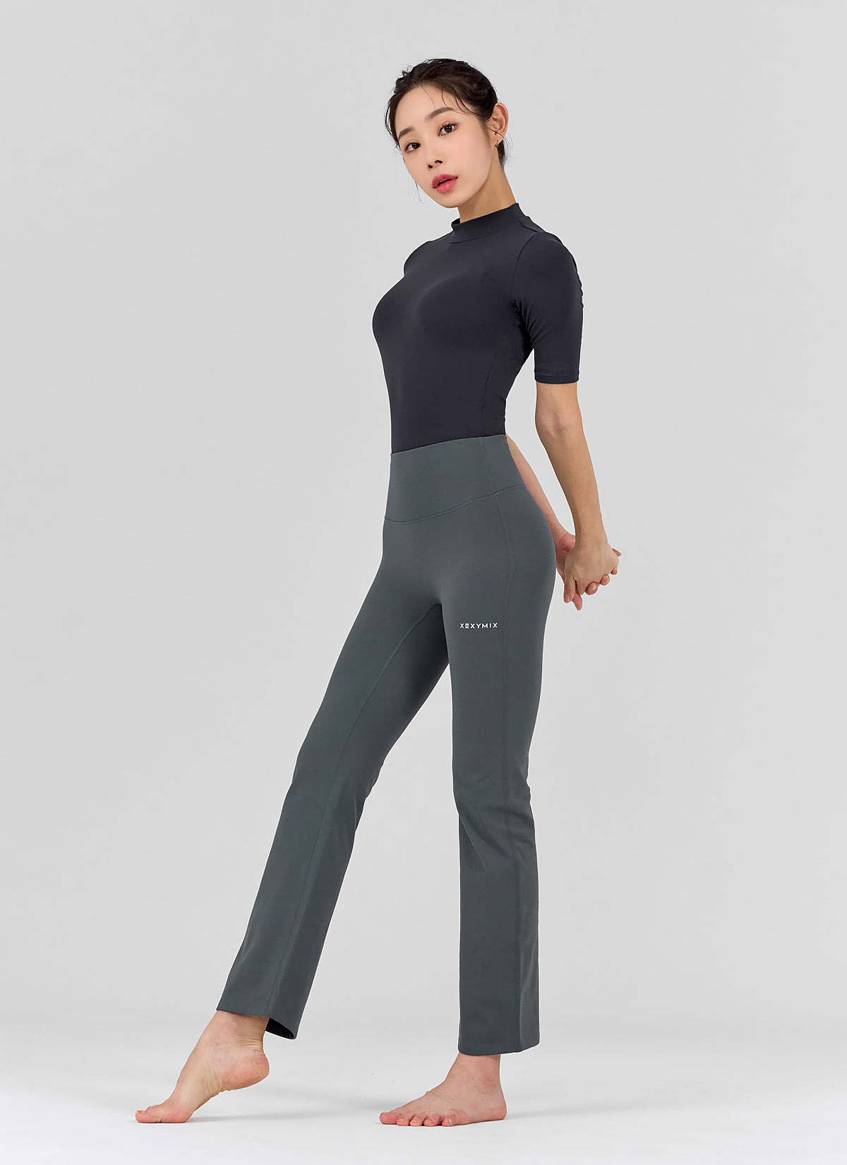 黑標360N 全方位柔彈美感靴型喇叭保暖褲｜共11色｜XP9217G