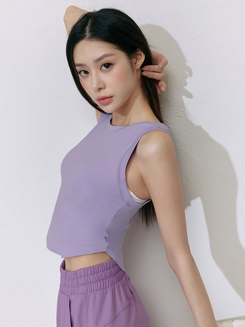 XELLA™ Light 圓領短版背心｜共15色｜XT4354G