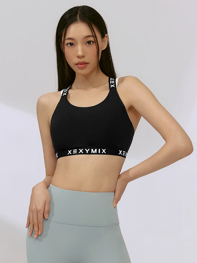 黑標360N 亮點美背文字運動風格背心上衣｜共4色｜XFK1BR1502