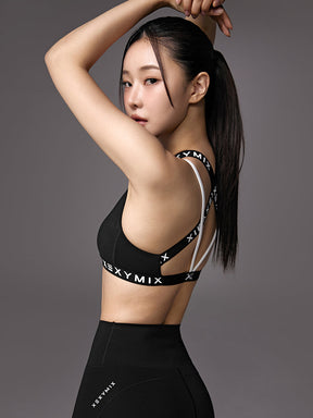 黑標360N 亮點美背文字運動風格背心上衣｜共4色｜XFK1BR1502