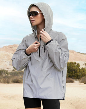 RX All Over 半拉鍊連帽長袖上衣｜反光銀 Reflective Silver｜XFK1JL1005