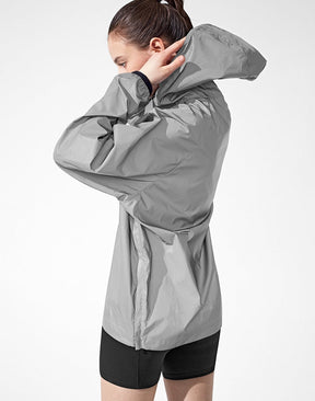 RX All Over 半拉鍊連帽長袖上衣｜反光銀 Reflective Silver｜XFK1JL1005