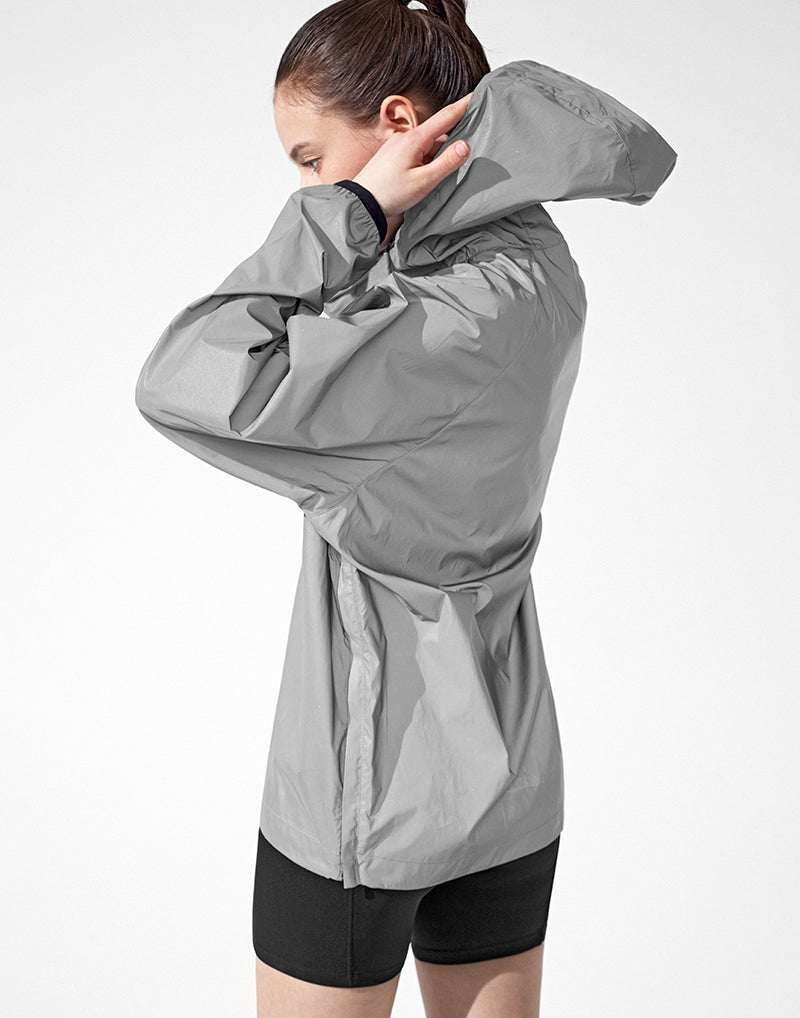 RX All Over 半拉鍊連帽長袖上衣｜反光銀 Reflective Silver｜XFK1JL1005