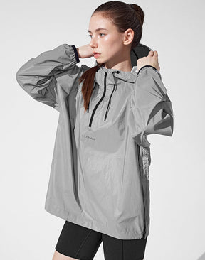RX All Over 半拉鍊連帽長袖上衣｜反光銀 Reflective Silver｜XFK1JL1005