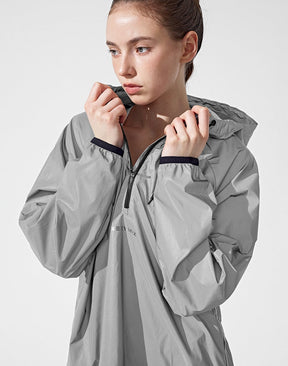RX All Over 半拉鍊連帽長袖上衣｜反光銀 Reflective Silver｜XFK1JL1005