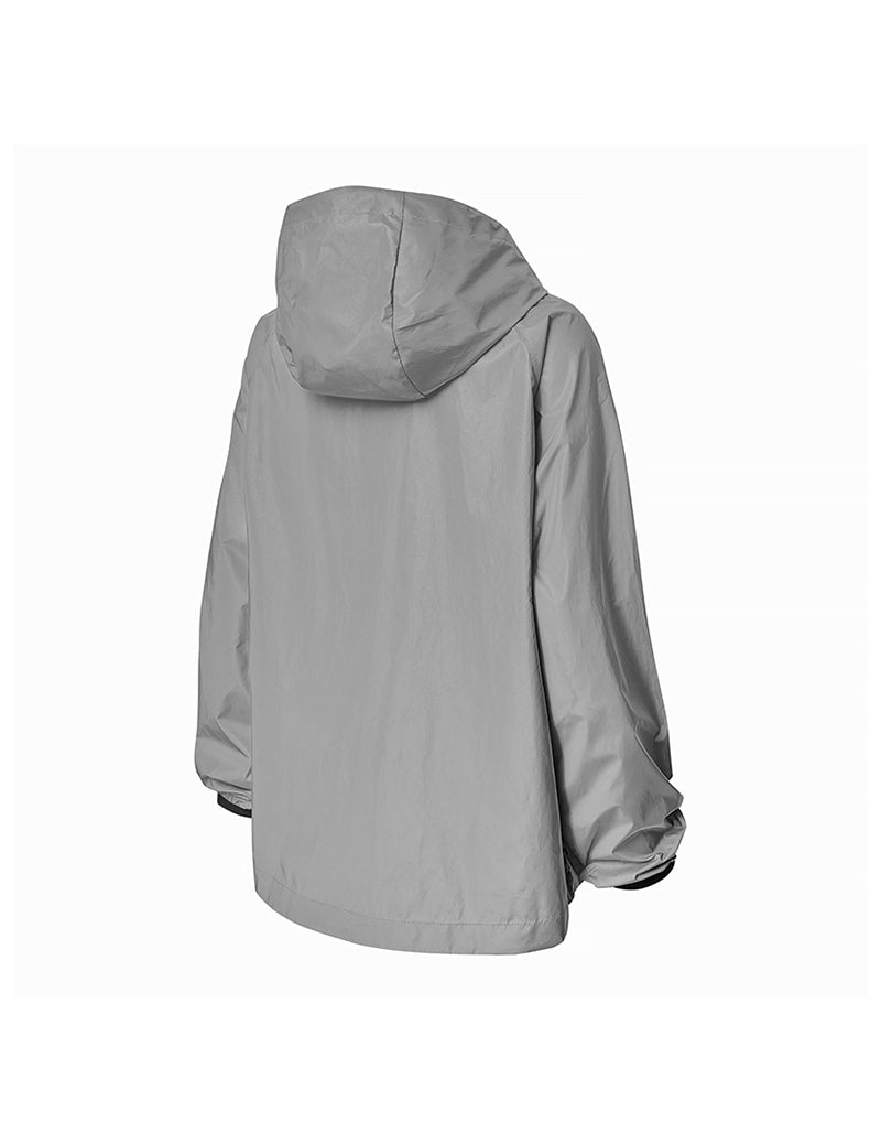 RX All Over 半拉鍊連帽長袖上衣｜反光銀 Reflective Silver｜XFK1JL1005