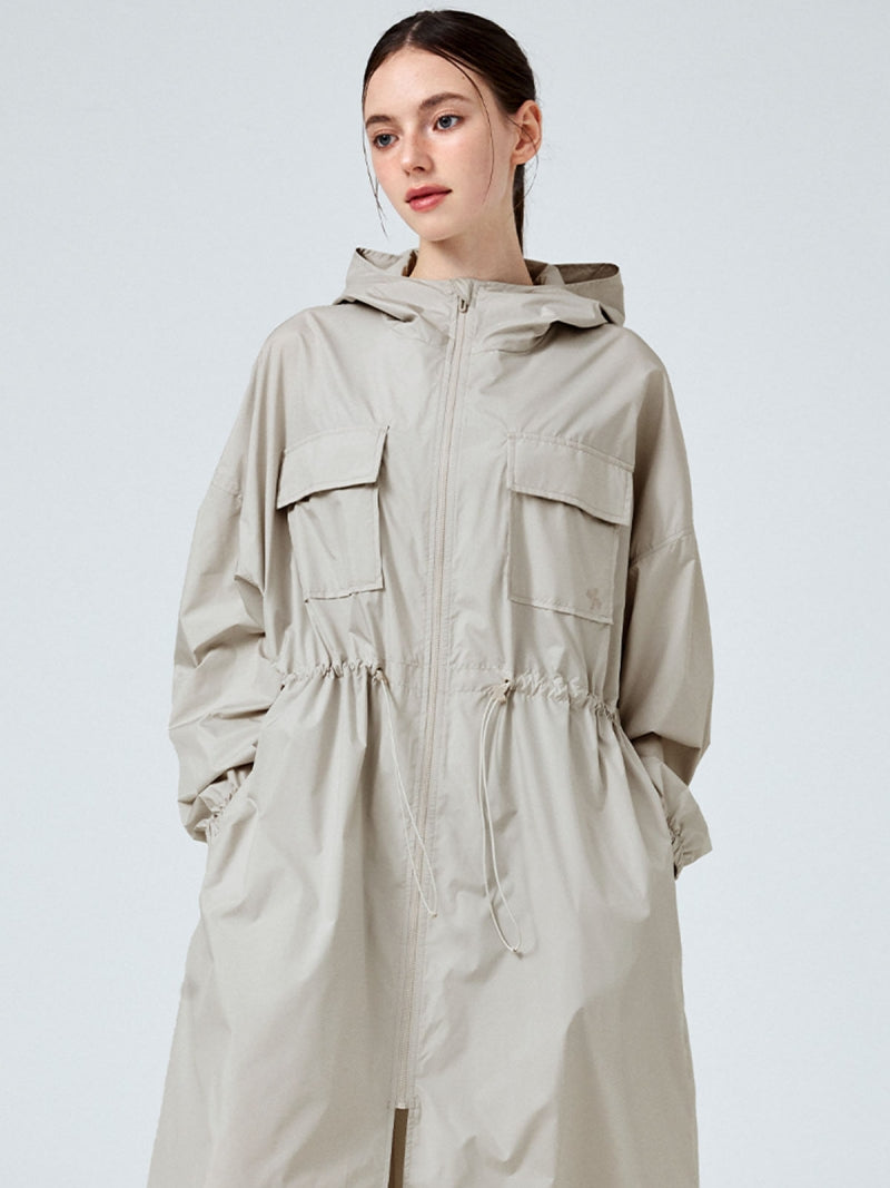 Airy Essential 輕盈連帽長版外套｜共3色｜XFK1JL1104