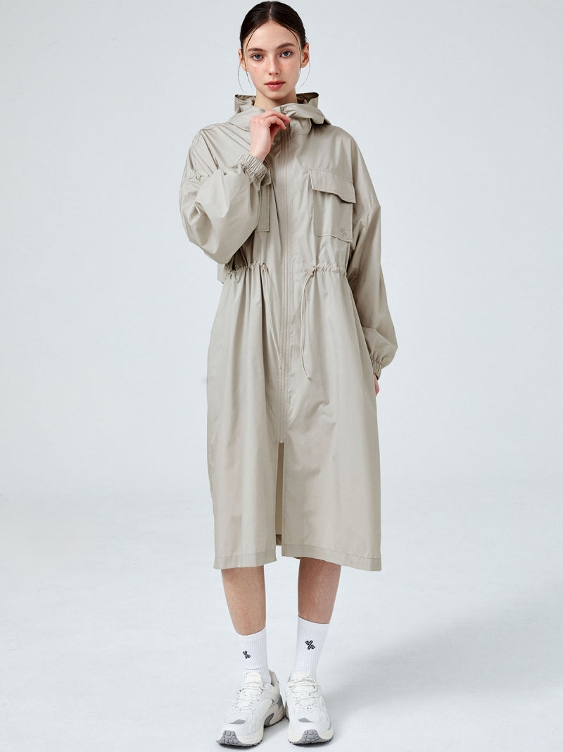Airy Essential 輕盈連帽長版外套｜共3色｜XFK1JL1104