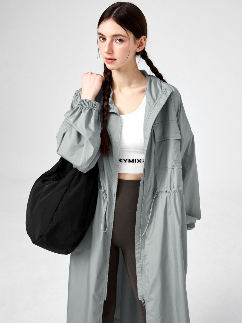 Airy Essential 輕盈連帽長版外套｜共3色｜XFK1JL1104