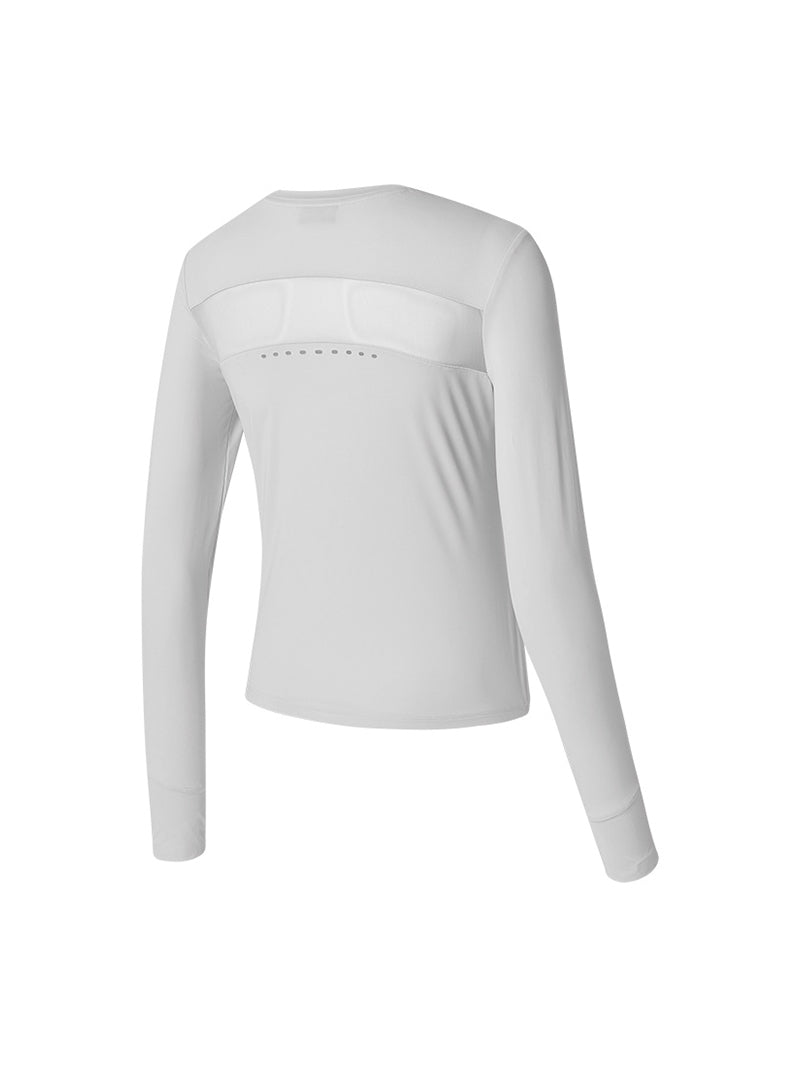 RX 修身網眼指套式長袖上衣｜共4色｜XFK1TL1004