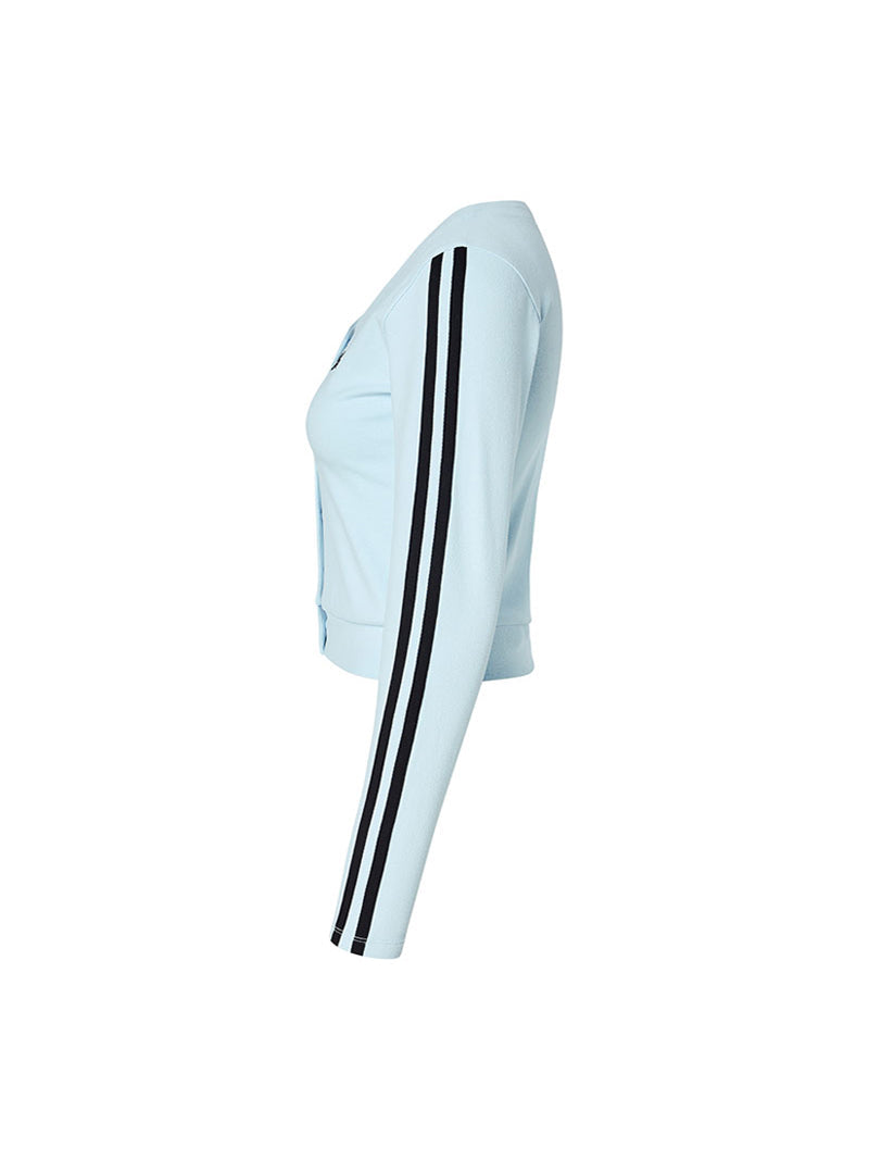 Ecodex 拼色短版針織外套｜共4色｜XFK1TL1102