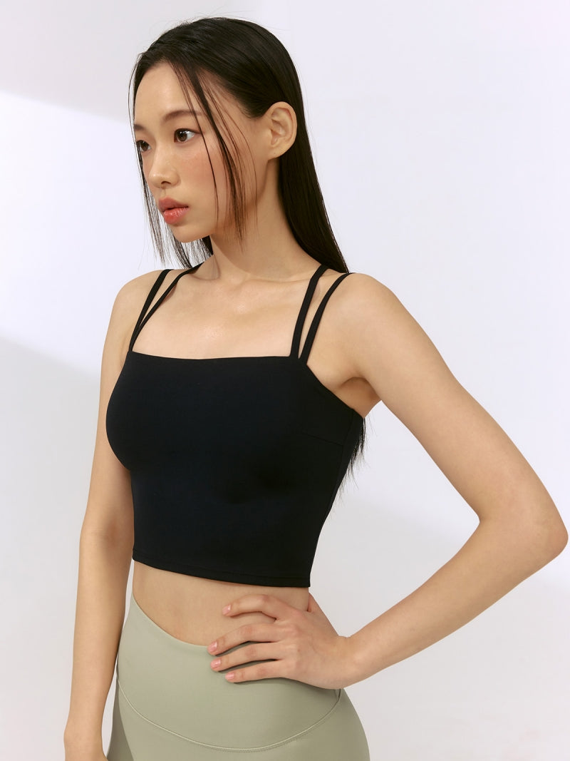 黑標 Power Rise 雙肩帶美背交叉背心上衣｜共5色｜XFK2BC1502