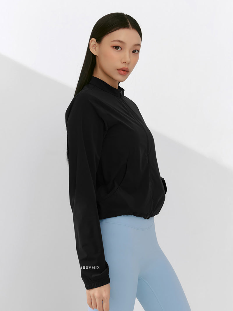 Airy 後標誌短版連帽防風外套｜共3色｜XFK2JL1001