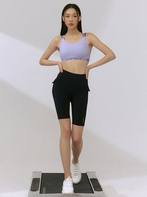 黑標360N 柔彈美感側口袋4.5分緊身褲｜共5色｜XFK2LS1501
