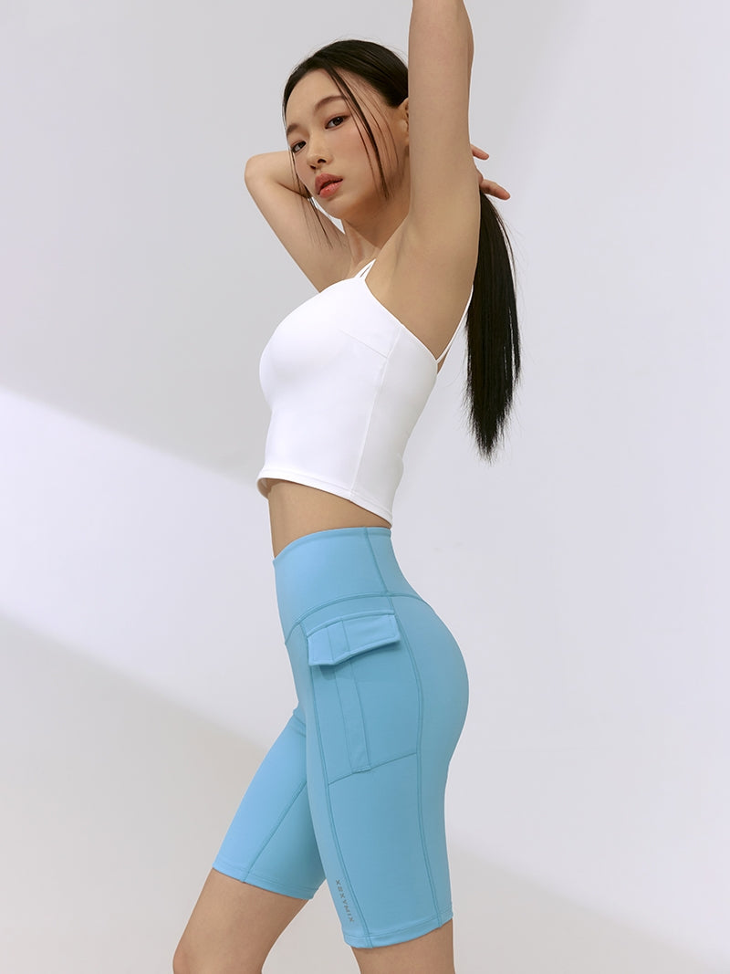 黑標360N 柔彈美感側口袋4.5分緊身褲｜共5色｜XFK2LS1501
