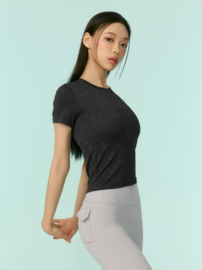 Mesh 無縫修身短袖上衣｜共4色｜XFK2TS1005