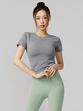 Mesh 無縫修身短袖上衣｜共4色｜XFK2TS1005