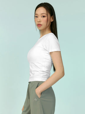 Mesh 無縫修身短袖上衣｜共4色｜XFK2TS1005