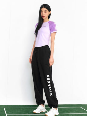 Reglan 色塊短版短袖上衣｜共4色 ｜XFK2TS1101