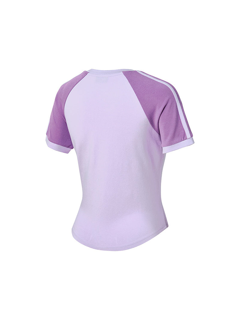 Reglan 色塊短版短袖上衣｜共4色 ｜XFK2TS1101