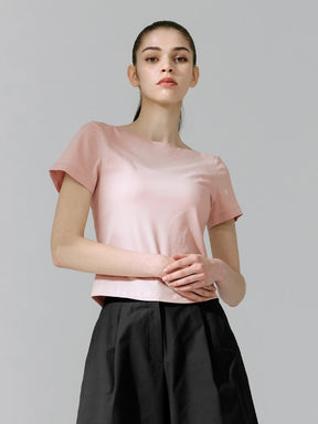supima船領短袖上衣 | 共4色 | XFK2TS1107
