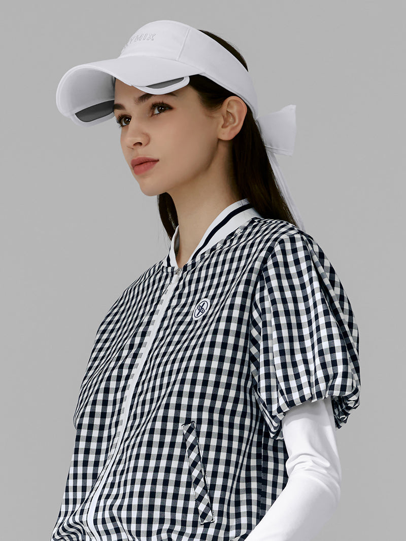 Ribbon 蝴蝶結造型延展遮陽帽 | 共3色 | XFK5AC1703